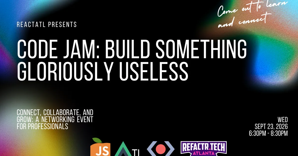 Code Jam: Build Something Gloriously Useless